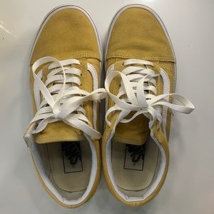 Old Skool Yellow Vans. Size 7